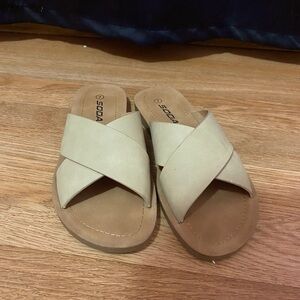 Soda Women’s Casual Slip On Sandals